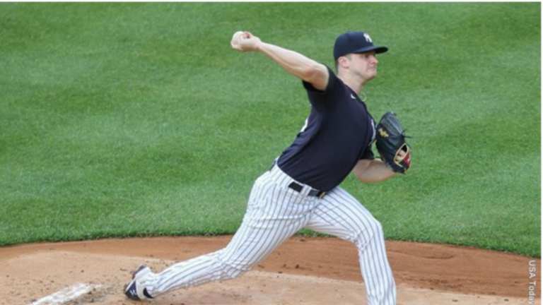 Schmidt Records Strikeout In Debut With The Yankees